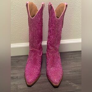 Rhinestone Western Style Boots